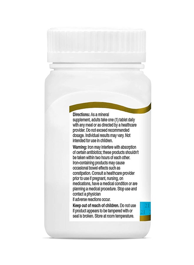 21st Century Slow Release Iron Mineral Supplement - 60 Tablets - Image 4